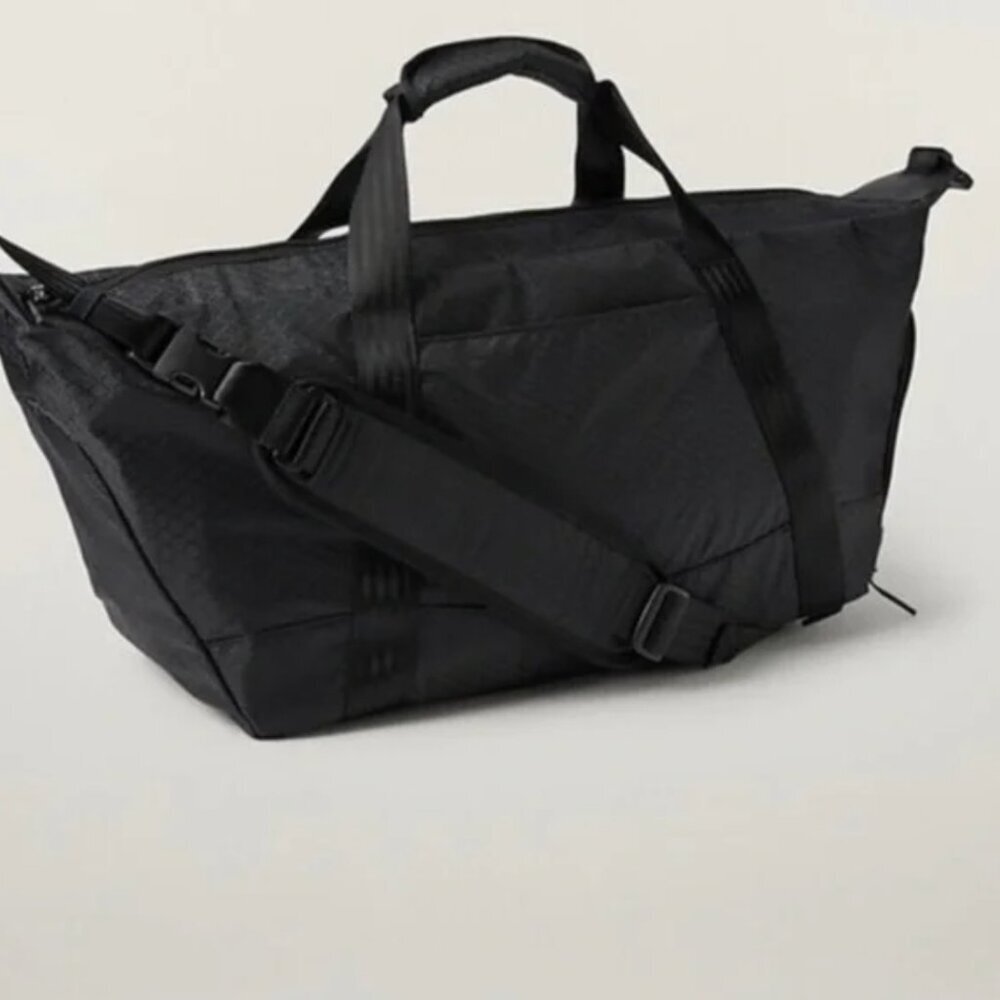 Athleta Excursion Convertible Duffle Black Bag